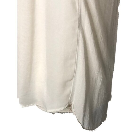 LOFT (PM) White/Cream Long Sleeve Blouse - Picture 5 of 8